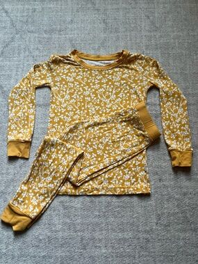 Little Sleepies Golden Poppies Bamboo Two-Piece LS Pajamas (3T)